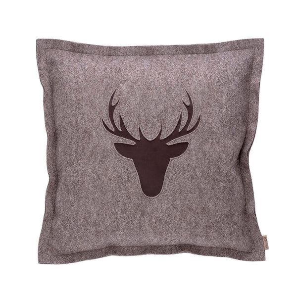Dekokissen Filz 52x52 cm JOHANN Hirsch