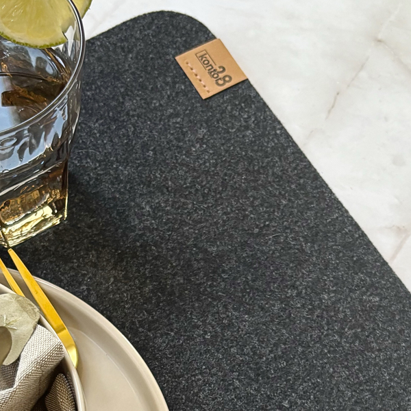 Tischset Filz RUNDAD