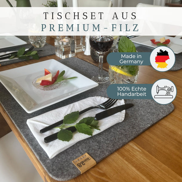Tischset Filz RUNDAD