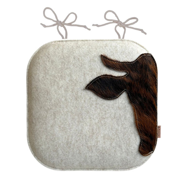 Sitzkissen Filz & Kuhfell XAVERL