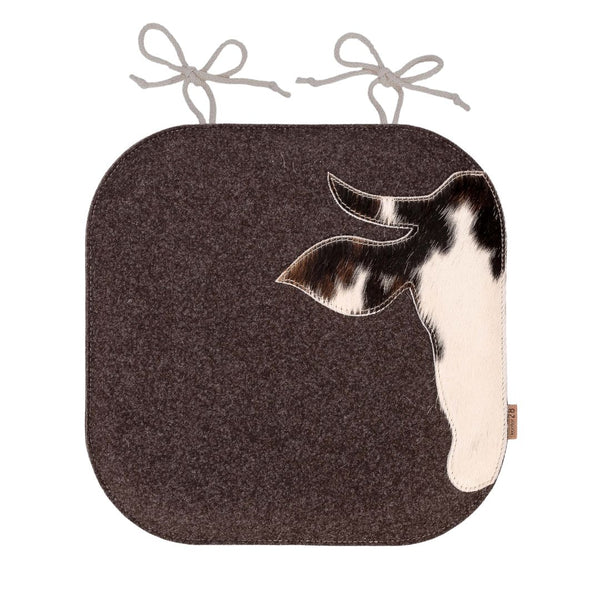 Sitzkissen Filz & Kuhfell XAVERL