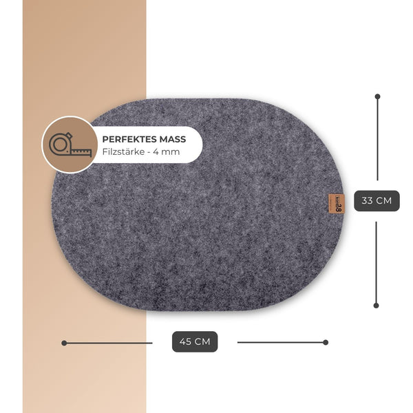 Tischset Filz OVAT