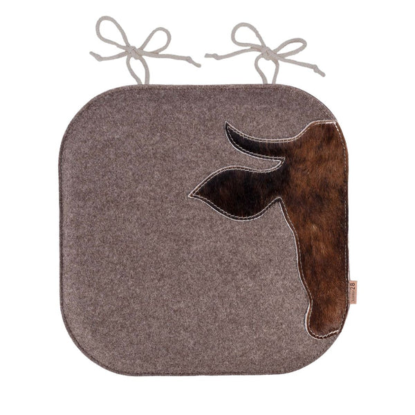 Sitzkissen Filz & Kuhfell XAVERL