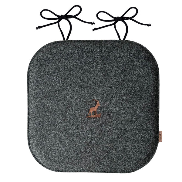 Sitzkissen Filz Steinbock Stickerei