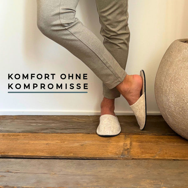 Gästehausschuhe Filz PREMIUM