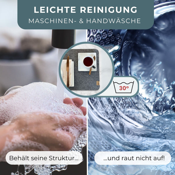 Tischset Filz RUNDAD