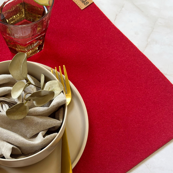 Tischset Filz RUNDAD