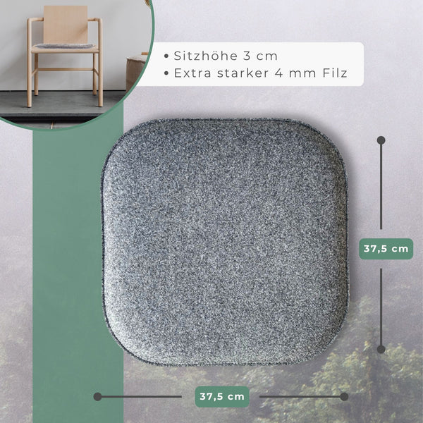 Sitzkissen Filz Design RUNDAD