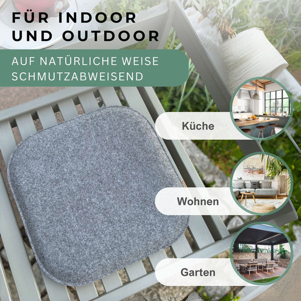 Sitzkissen Filz Design RUNDAD