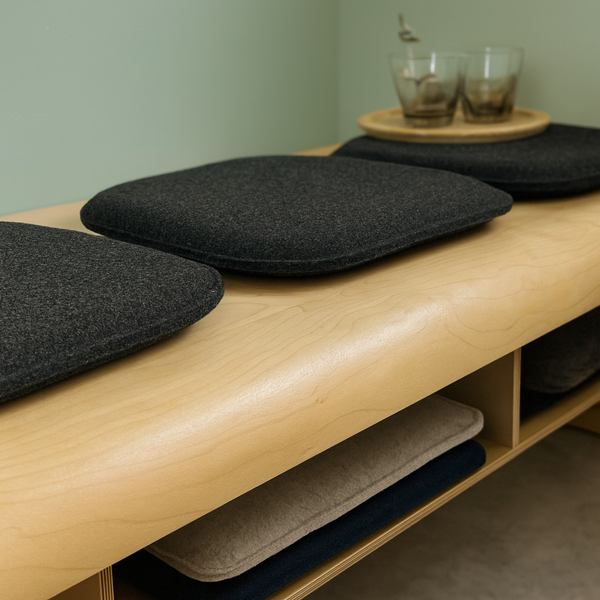 Sitzkissen Filz Design RUNDAD