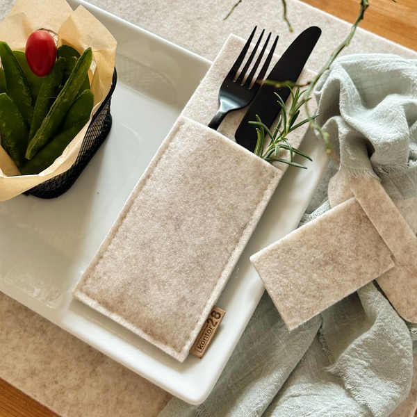 Bestecktasche Filz PLATTA