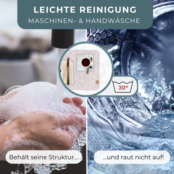 Tischset Filz RUNDAD