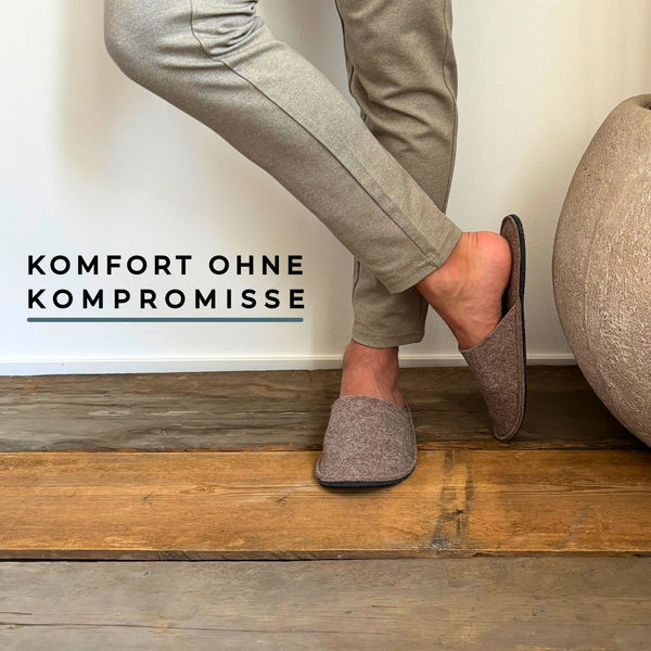 Gästehausschuhe Filz PREMIUM