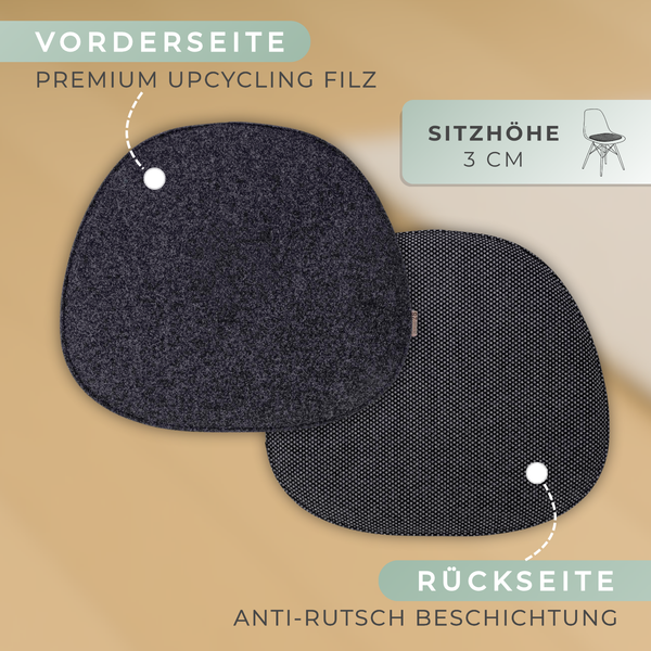 Sitzkissen Filz für Vitra EAMES Chair