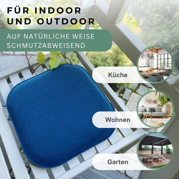 Sitzkissen Filz Design RUNDAD