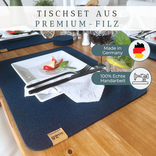 Tischset Filz RUNDAD
