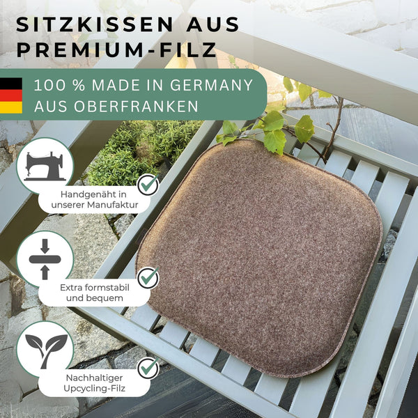 Sitzkissen Filz Design RUNDAD