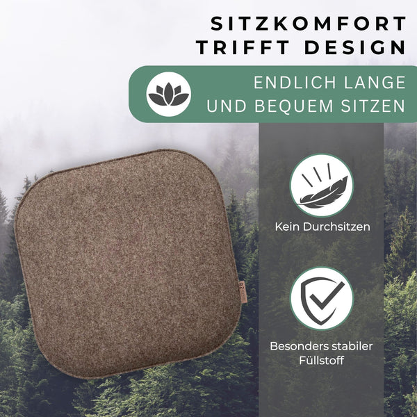 Sitzkissen Filz Design RUNDAD