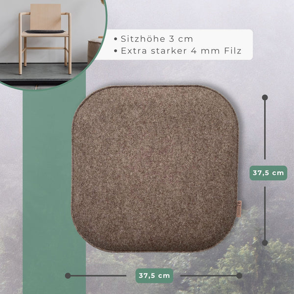Sitzkissen Filz Design RUNDAD