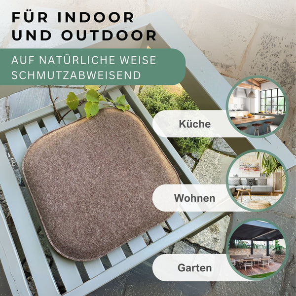 Sitzkissen Filz Design RUNDAD