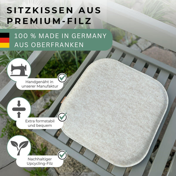 Sitzkissen Filz Design RUNDAD