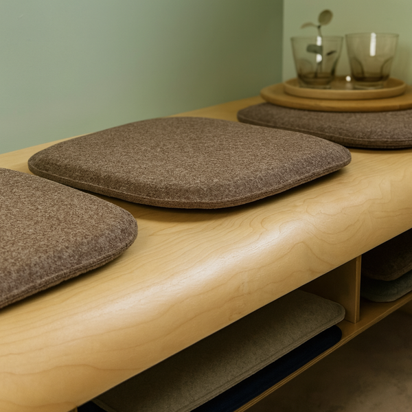 Sitzkissen Filz Design RUNDAD