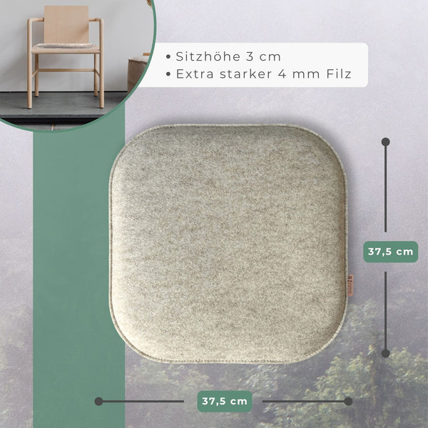 Sitzkissen Filz Design RUNDAD