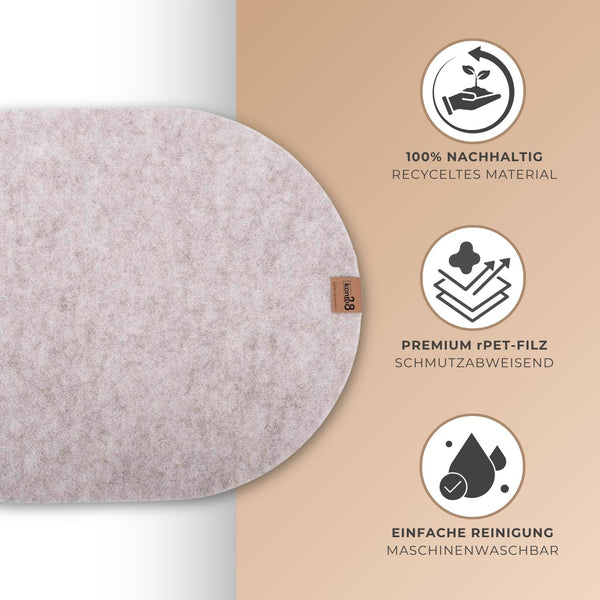 Tischset Filz OVAT