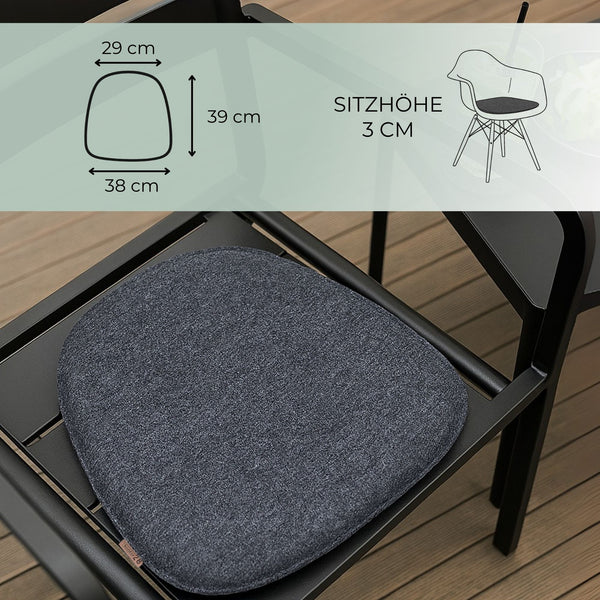 Sitzkissen Filz Design KOMFORT