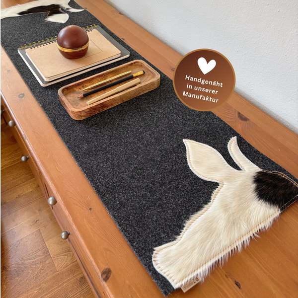Tischläufer Filz & Kuhfell XAVERL