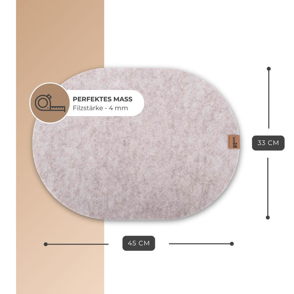 Tischset Filz OVAT