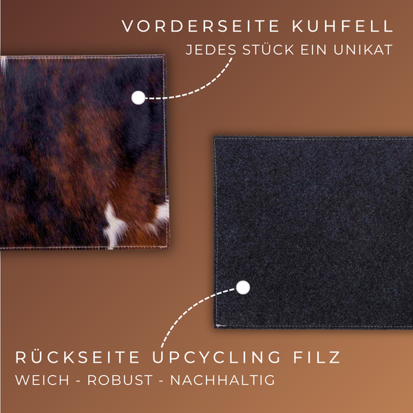 Tischläufer Filz & Kuhfell GUSTL