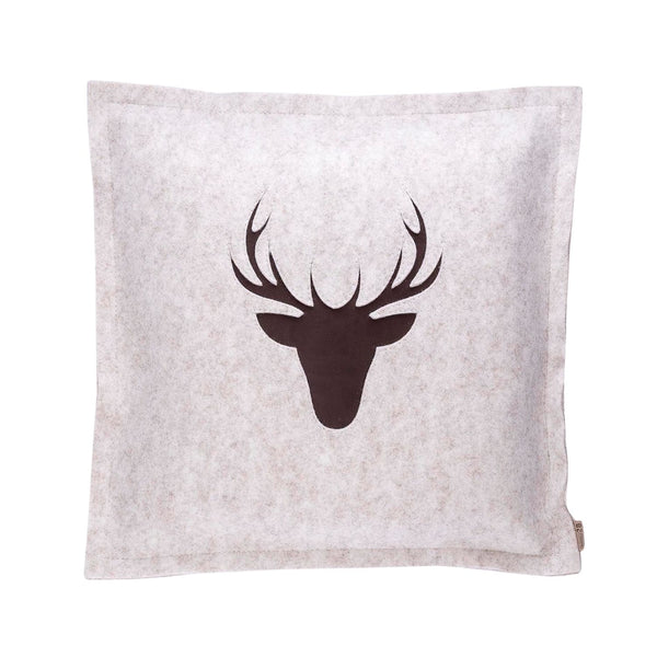 Dekokissen Filz 52x52 cm JOHANN Hirsch
