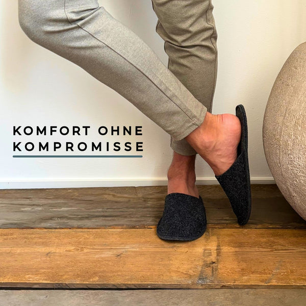 Gästehausschuhe Filz PREMIUM
