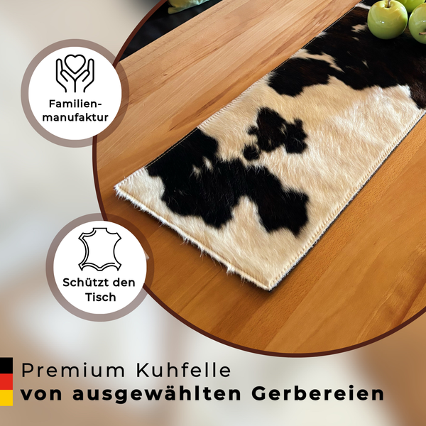 Tischläufer Filz & Kuhfell GUSTL