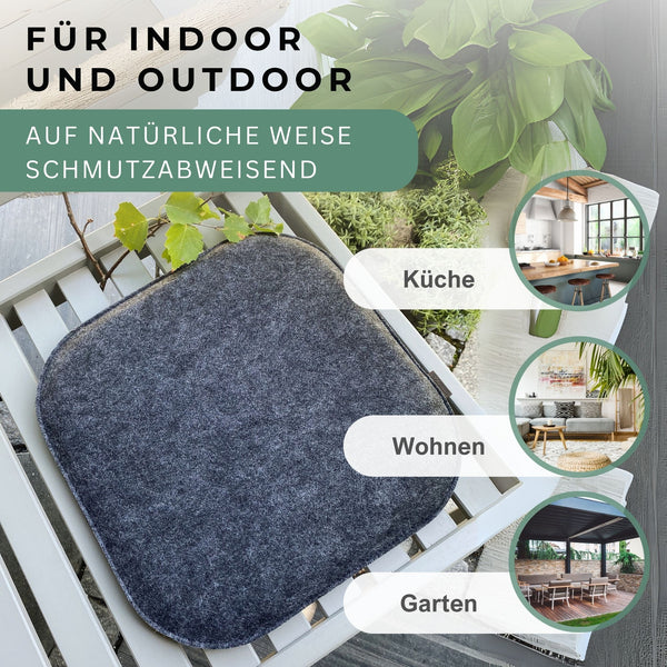 Sitzkissen Filz Design RUNDAD