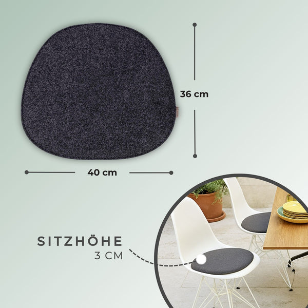 Sitzkissen Filz für Vitra EAMES Chair
