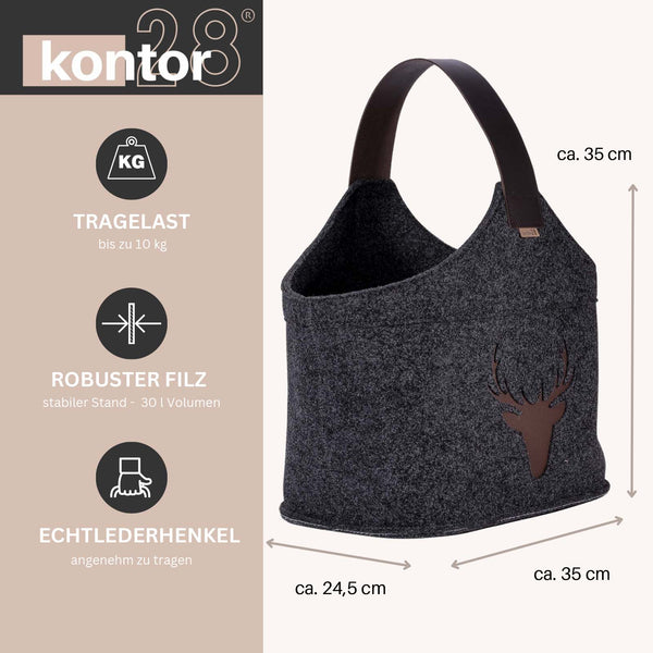 Filzkorb JOHANN