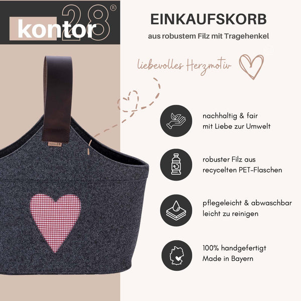 Filzkorb LANDLIEBE