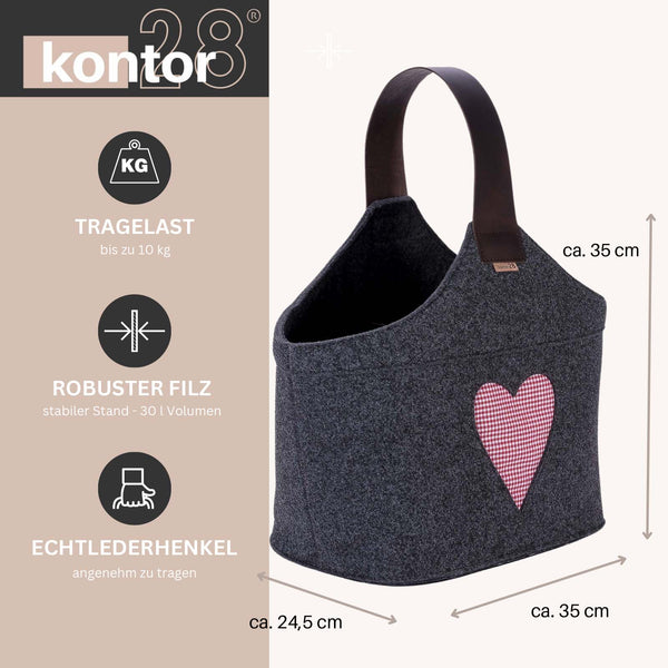 Filzkorb LANDLIEBE