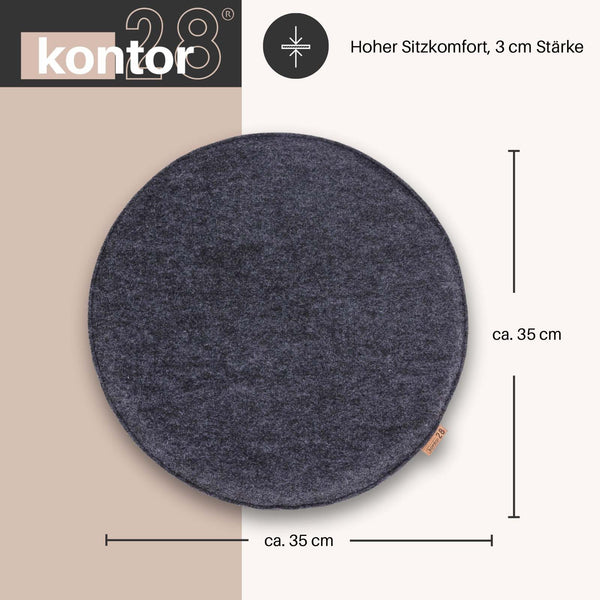 Sitzkissen Filz Design APLIS