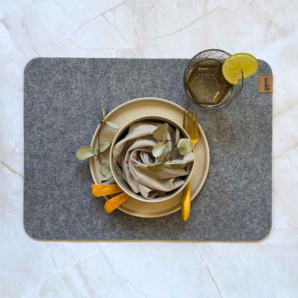 Tischset Filz RUNDAD