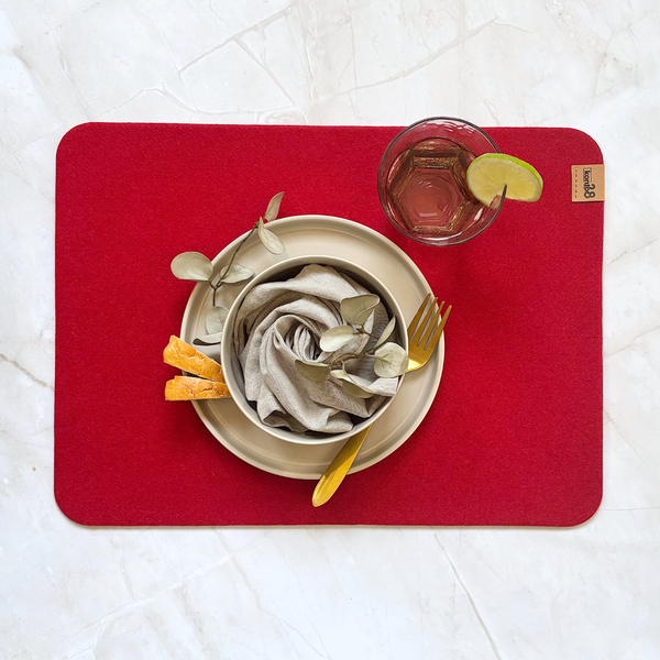 Tischset Filz RUNDAD