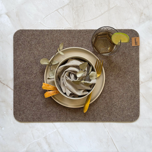 Tischset Filz RUNDAD