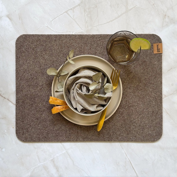 Tischset Filz RUNDAD