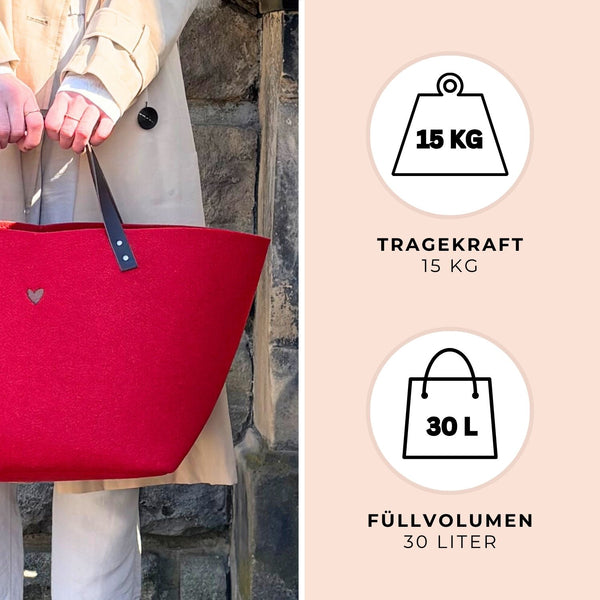 Filztasche BERTA