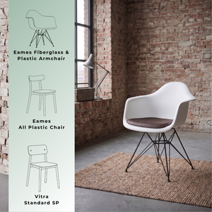 Leder Sitzkissen Vitra EAMES Armchair