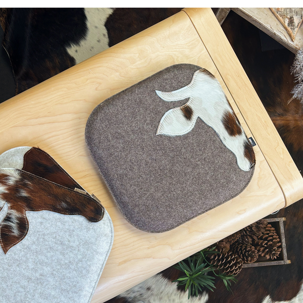 Sitzkissen Filz & Kuhfell XAVERL