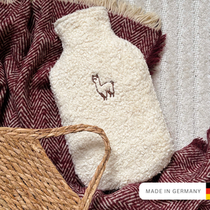 Wärmflasche Teddy Alpaka
