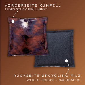 Zierkissen Filz & Kuhfell GUSTL